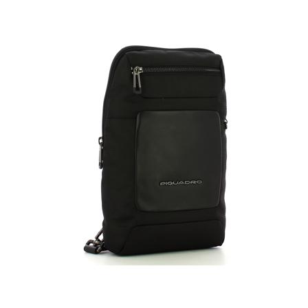 Piquadro Shoulder Väska svart, Herr Axelväskor, Herr, Storlek: ONE SIZE