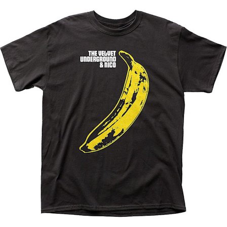 Svart The Velvet Underground och Nico T-shirt