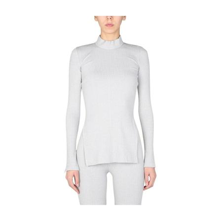 Helmut Lang Jersey T-Shirt Grå, Dame Langærmet