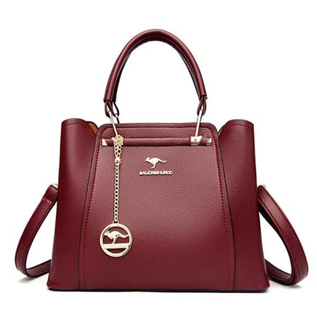 Mote Kvinner Myk PU Lær Håndveske Designer Skulder Crossbody Veske Damer Stor Kapasitet Shopping Messenger Tote Bag