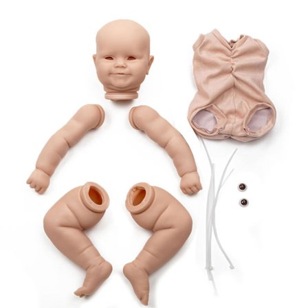 Simuleret pige genfødt nyfødt baby tidligt pædagogisk legetøj Seng/sofa ledsager tilbehør Vinyl lavet