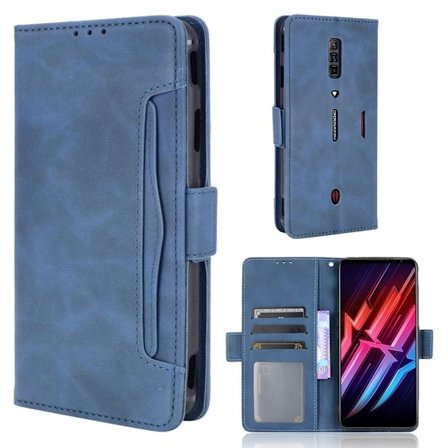 Moderni Nahkalaukku For ZTE nubia Red Magic 6 / 6 Pro - Sininen