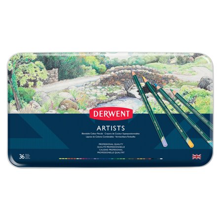 Derwent Artists Crayons de couleur Lot de 36