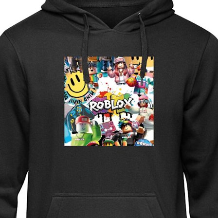 Børne hoodie Roblox Party Collage