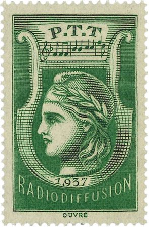 Frankrig 1937 - Radio Portomærke YT 3 - Postfrisk