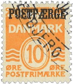 Danmark 1936 - Postfærgemærke AFA 15 - Stemplet