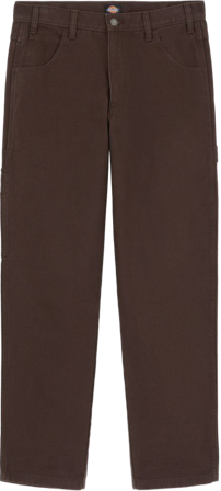 Dickies Men's Duck Canvas Carpenter Pants Dark Brown Arkihousut 36
