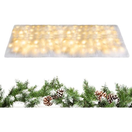 Julesne Tæpperulle - Julesne Tæppe med LED-lys | LED-belyst Juledekoration