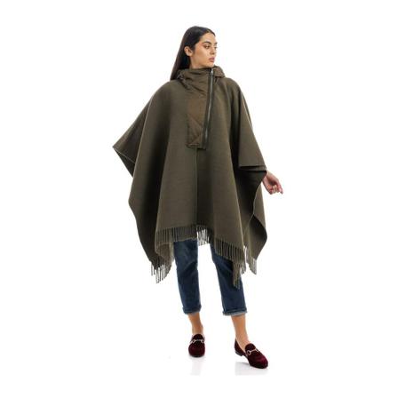 Dondup Capes Grøn, Dame Poncho, Størrelse: ONE Size