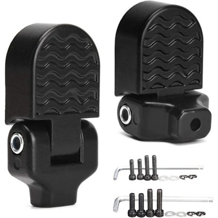 1 par Mini hopfällbara cykel bakre pedaler bakre säte fotstöd cykling tillbehör för mountainbike hopfällbar cykel