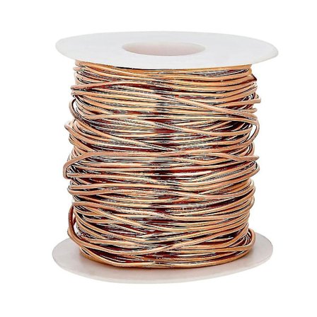 99,9 % myk kobbertråd, 18 Gauge/ 1 mm diameter, 213 fot/ 65 m, 1 pund spole ren kobbertråd