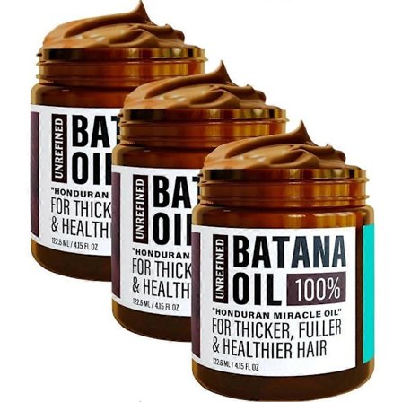 Oraffinerad Batanaolja för tillväxt, 100% Batanaolja från Honduras, Olja, Hjälper mot frissighet, kluvna toppar