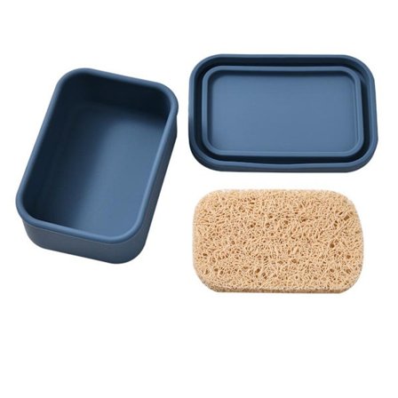 Lækagesikker Rejse Sæbebeholder med Låg - Bærbar Silikone Sæbeholder