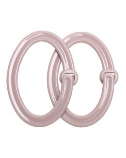 Lukittavat linkkirenkaat 2/pak. Roosa-Go Handmade