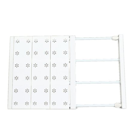Justerbar plassbesparende spennhylle for skaporganisatorer, skillevegger 38-60 cm/15,0-23,6 tommer