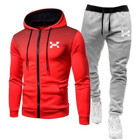2023 Fashion Tracksuit til mænd Hoodie Fitness Gym Tøj Mænd Løbesæt Sportswear Jogger Mænds Tracksuit Vinterdragt Sport