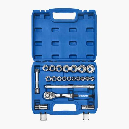Hylsnyckelsats 1/2" Tum 22 delar