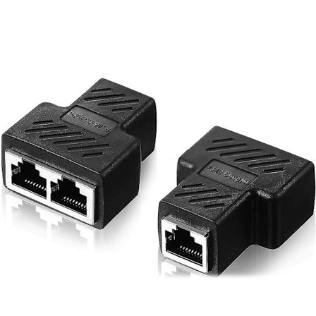 Telefonstik Splitter, Rj11 1 Hun Til 2 Hun Telefonstik Splitter