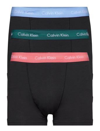 Trunk 3Pk Boksershorts Blå Calvin Klein