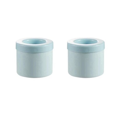 Lille isterningkop, mini isterningmaskine, formcylinder, silikone isbakke, kompatibel med fryser, nem frigørelse, klem isbakke A