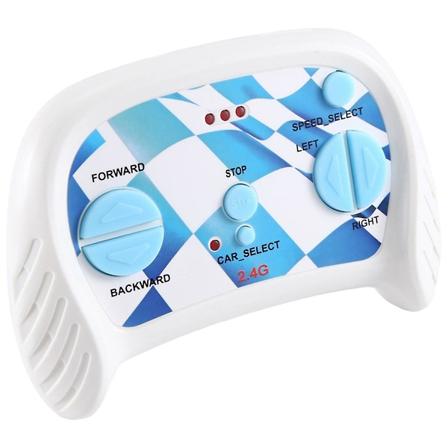 Elektrisk bil for barn med 2,4g Bluetooth fjernkontroll, for elektriske kjøretøydeler for barn Blå Contdb White Blue