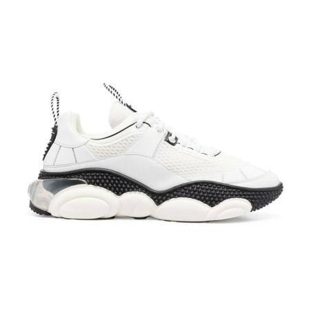 Moschino, Sneakers Wit, Heren, Maat:40 EU