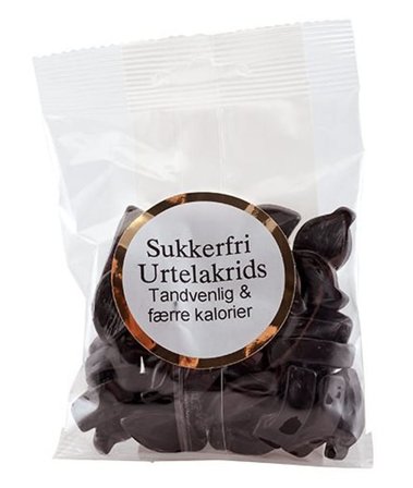 Kingfisher Urtelakrids sukkerfri 80 g, Helse & Madvarer, Snacks, Lakrids & Vingummi
