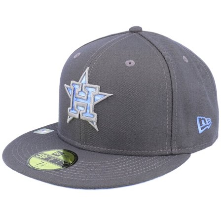 New Era - MLB Grau fitted Cap - Houston Astros MLB22 Fathers Day 59FIFTY Charcoal Fitted @ Hatstore
