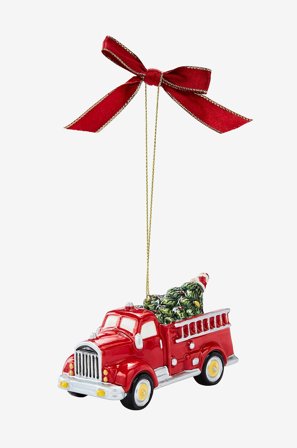 Spode - Ornament Christmas Tree Brannbil - Flerfarget - Julepynt - Fra Homeroom