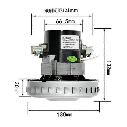 220V 1400W Imurin Moottori Deerma Imurin Vaihto-osaksi