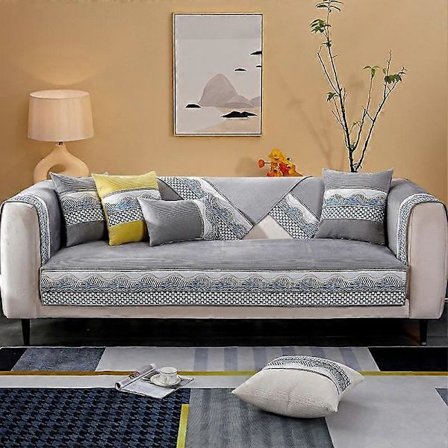 Jääsilkki Sohvan Pehmuste Kesä Liukumaton Kesämatto Jääpehmuste Yksinkertainen Nahkasohvan Pehmusteen Päällinen Kangaspyyhe Sohvan Päällinen