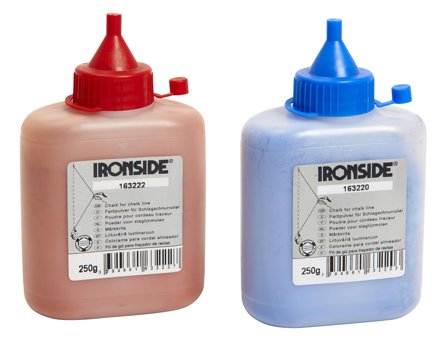 Ironside 163220 Merkekritt 250 g Blå, Markere & markører