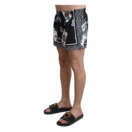Dolce & Gabbana, Beachwear Zwart, Heren, Maat:S