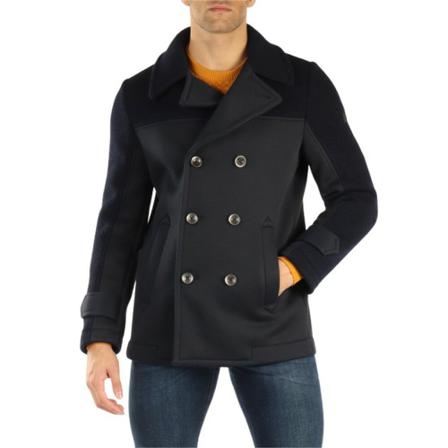 At.P.Co, Double-Breasted Coats Blauw, Heren, Maat:M