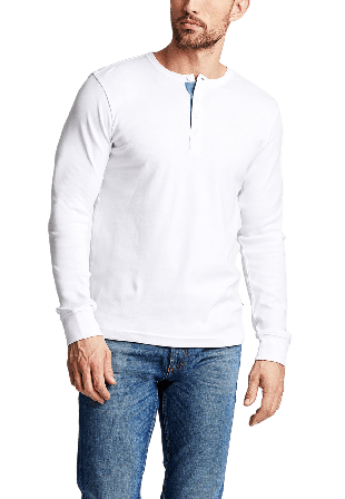 Lindbergh Solid gradad w contrast fabric T-Shirt Tröjor Herr Vit S