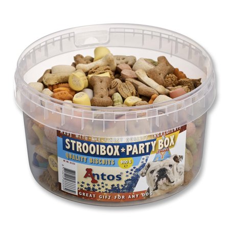 Antos Party Box Hundekjeks - 900g