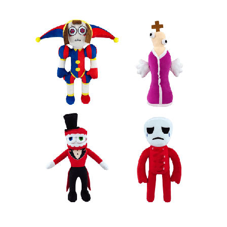 Ny produkt DEN FANTASTISKA DIGITALA CIRKUSEN magisk digital cirkus animerad clown plysch