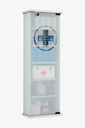 VCM - Medicinskab Gusal Xxl - Hvid - Hylder & opbevaring - Fra Homeroom