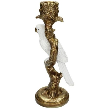 Kersten Lysestake Bird-Papegøye 1-lys H26