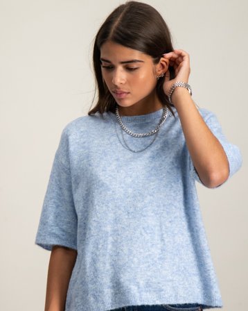 Sofie Schnoor Knit Bleu Pulls Fille - Kids Brand Store