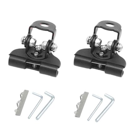 2 Delar Generiska LED Ljusramp Monteringsfästen Motorhuvsfäste Ljusfästen Silver