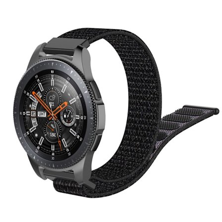 Nylonarmbånd Samsung Galaxy Watch 46mm Svart