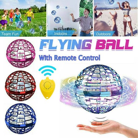 Mordely Flynova Pro Flying Ball Spinner Toy Handkontrollerad drone blå