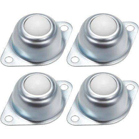 4 stk. kugleoverføringslejeenhed 5/8 tommer belastning 22 lbs flange monteret nylon til transmission