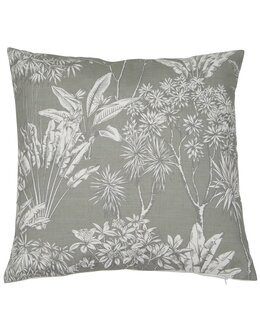 Pudebetræk Sasha med trykt bladmønster 1-pak Grøn