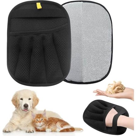 2 kpl Lemmikkieläinten Karvanpoistohanska, 2025 Päivitetty Lemmikkieläinten Karvanpoisto Elektrostaattiset Hanskat Uudelleenkäytettävä Kissan & Koiran