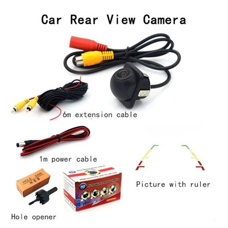 Bilbackskamera Autoparkeringskamera EN KOMPLETT SET AV A A complete set of