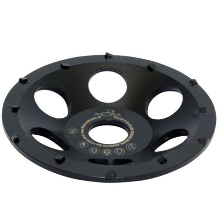 Flexxtra 100246 Slibesål 125 mm, Ø 23,5 mm PCDX4/6, Maskintilbehør & forbrugsvarer