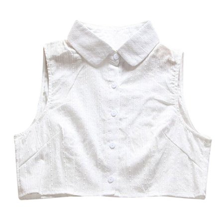 Skjorta Fake Collar Kläder Accessoarer WHITE XL