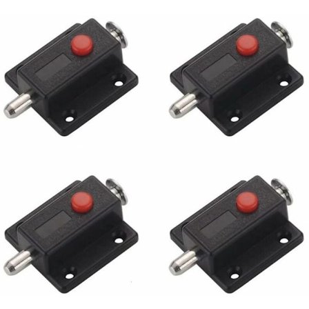 Salpa, automaattinen jousipainikkeinen turvallisuussalpa kaapille,